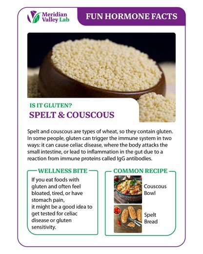 Fun Hormone Facts: Spelt and Couscous